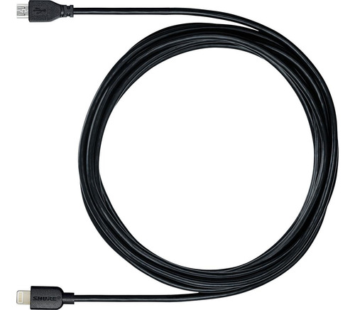 Cable Micro Usb A Lightning 36 Shure 95a23667 Color Negro