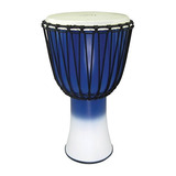 Djembe Azul Y Blanco