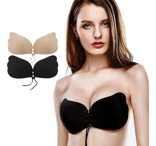 Bra Brasier Strapless Push Ups Invisible Sin Tirante 2pzs