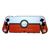 Carcasa Protectora Diseño Pokebola Para Nintendo Switch Oled