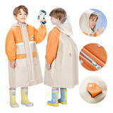 Impermeable Poncho Portátil Para Niño/niña Con Sombrero