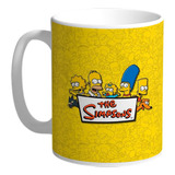 Taza De Cerámica Los Simpson Bart Homero Lisa Y Mas