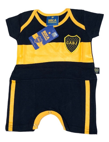 Body Corto Camiseta Bebe Boca Juniors - Producto Oficial 