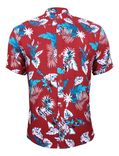 Camisa Hawaiana Hombre Moda Casual Slim Fit