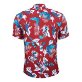 Camisa Hawaiana Hombre Moda Casual Slim Fit