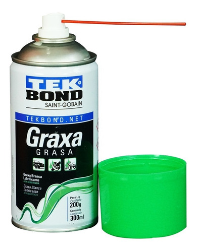 Aerosol Grasa Lubricante Blanca 300ml 200gr Tekbond