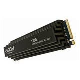 Crucial T700 2tb Gen5 Nvme M.2 Ssd Con Disipador Térmico