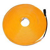 Tiras De Led Tira Luz Neon Flex Naranja Decorativa 5 Metros