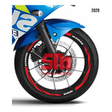 Stickers Reflejantes Para Rin De Moto Suzuki Gixxer Nid 2029