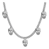 Collar Gargantilla Para Hombre Mujer Con Dijes Calaveras