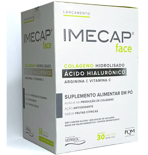 Imecap Colágeno Hidrolisado Verisol Com Acido Hialuônico