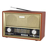 Radio Retro Vintage Audiopro Bluetooth Usb/tf Portátil