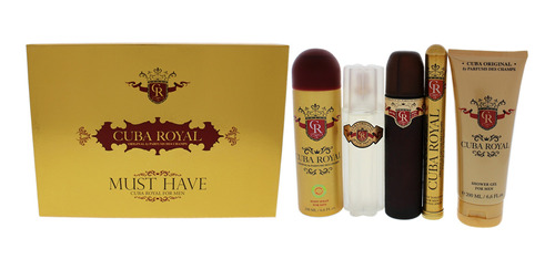 Giftset Cuba Royal By Cuba Para Caballero 5pzas