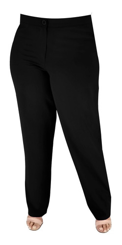 Calça Feminina Alfaiataria Plus Size 52 A 56 Social Chique!!