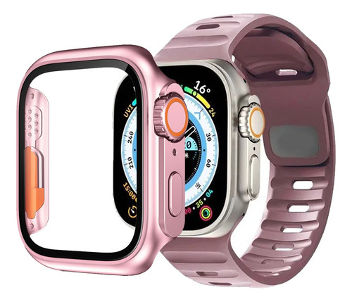 Correa Y Funda Para Apple Watch 9 8 7 Se 44mm 40mm 45mm 41mm