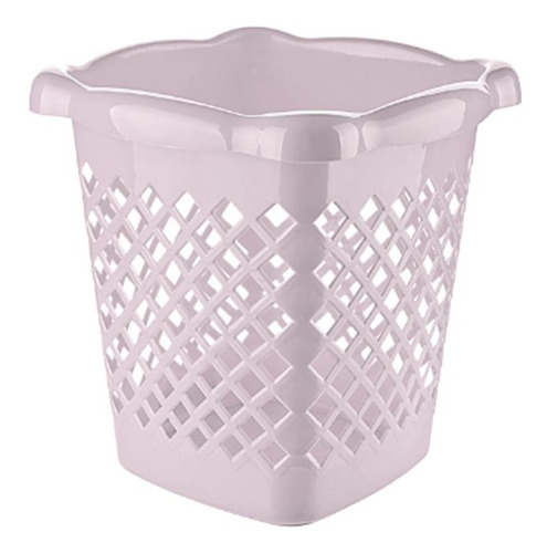 Cesta Cuadrada Plastica 26 × 26 × 75 Cm 0.23 Kg Violeta