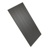 Panel Decorativo Ranurado Plata Oscuro