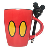 Taza Mug Mickey Mouse C/cucharita Original Usa!!!