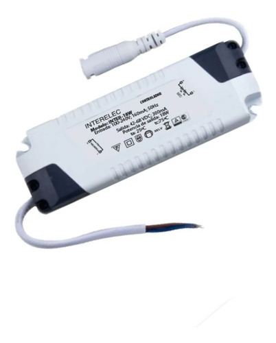 Driver Transformador Plafon Panel Led 12w Interelec O Simil 