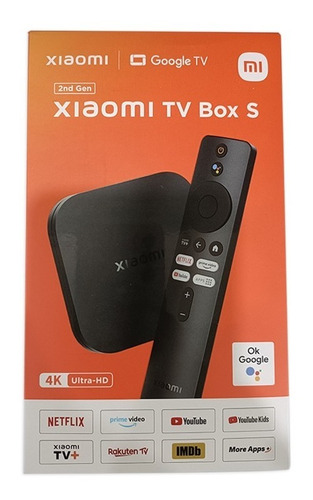 Xiaomi Mi Tv Box S 4k, 2ª Geração Lançamento