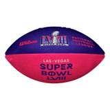 Balón Super Bowl Lviii Las Vegas Junior Wilson