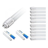 Kit 10 Lâmpadas Tubular Led T8 10w Elgin 60cm 6500k