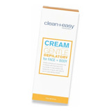 Clean  Easy Crema Suave Depilatoria Para Depilación Facial Y