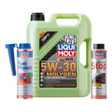 Paq Liqui Moly Molygen 5w30 Oil Smoke Stop Fuel Protect