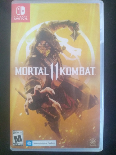 Juego Mortal Kombat 11 Standard Nintendo Switch Físico 