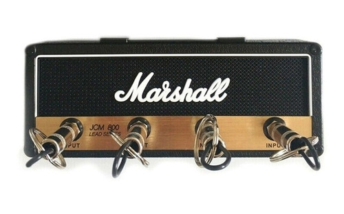 Porta Llaves Marshall Amplificador Para Pared + 4 Llaveros