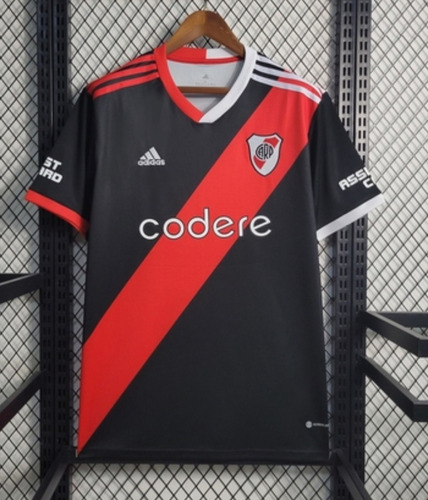Camiseta De Fútbol De River Plate Suplente adidas 2023 Negra