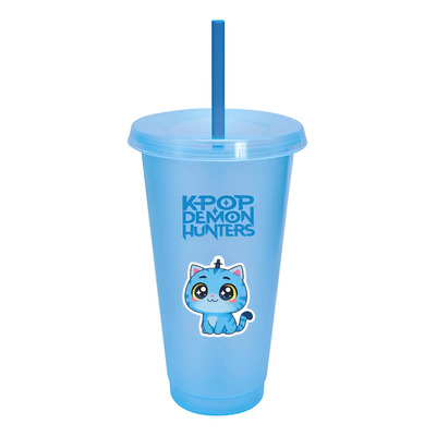 30 Vasos Con Popote Decorado Guerreras K-pop 800ml Fiesta Color Derpy | Envío gratis