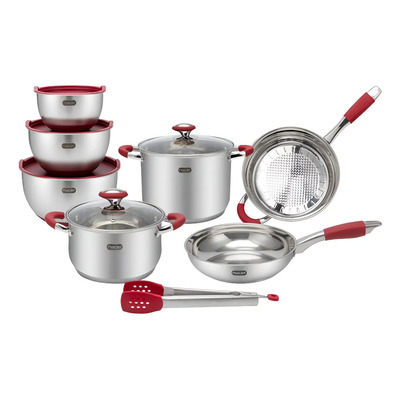 Batería De Cocina 13 Acero Inoxidable Inducción Rubí Fraciel | Envío gratis