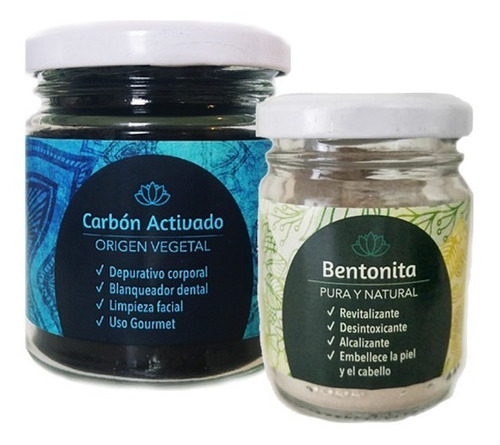 Carbón Activado De Coco + Arcilla Bentonita - Detox. Belleza