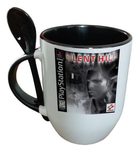 Taza Con Cuchara Silent Hill Personalizable