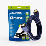 Cabo Hdmi Gold 3 Metros Mts 4k 3d Full Hd Blindado Tv Pc