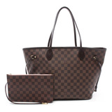 Bolso Louis Vuitton Neverfull Mm Auteco Usado+ Dos Colores