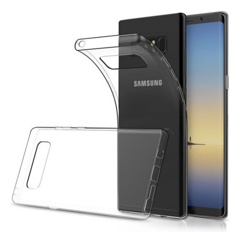 Capa Fina Transparente Tpu Compatível Samsung Galaxy Note 8