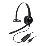 Headset Usb Voip Com Cancelador De Ruídos Dh-80 - Zox