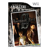 Jogo Resident Evil Archives: Resident Evil Zero Wii S/ Juros