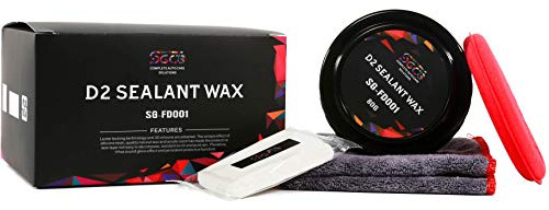 Sgcb Pro Auto Care Synthetic D2 Sealant Wax Kit Of 4, Brazil