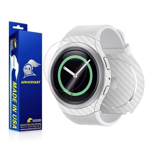 Samsung Gear S2 Protector Pantalla Delantero Trasero Fibra