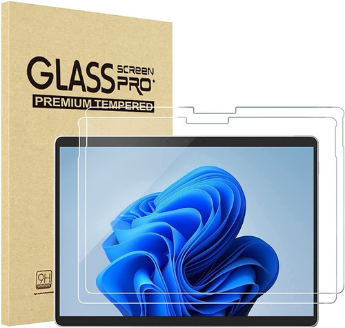 2 Películas 3d De Vidrio Templado Para Surface Pro 8/pro X