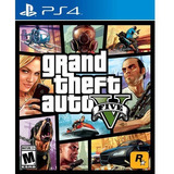 Grand Theft Auto V Rockstar Games Ps4 Físico Usado