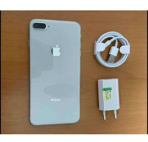 iPhone 8 Plus 64gb Prata Branco Seminovo Com Carregador