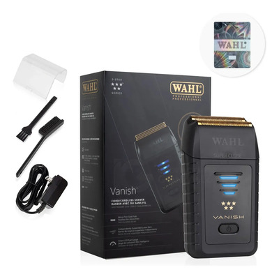 Afeitadora Profesional Wahl Vanish 5 Star 8173-700 Shaver Inalámbrica Ideal Para Barbería Con Láminas Doradas Microfinas Motor 9000 Rpm Con Batería De Litio 100 Minutos Con Holograma De Autenticidad | Meses sin interés