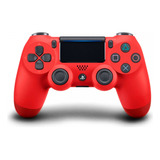 Controle Dualshock 4 Para Ps4 - Vermelho Jet