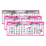 Plantilla Calendario Bimestral 2025 - 1 2 3 Tintas Editable