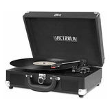 Tocadiscos Con Maletero Bluetooth De Victrola Vintage De 3 V