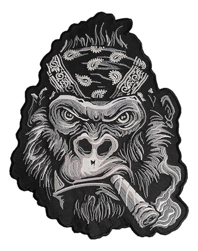 Gorilla Smoking Cigar Con Bandana Para La Cabeza 10.0 X